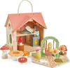 Tender Leaf Toys Puppenhaus Villa Rose, mit Inhalt, Anteprima dell’immagine prodotto 2
