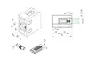 Sellon24® Glashalter 4 Stück Edelstahl Glasklemme 45x45x26 Produktbild-Vorschau 2