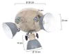 Besselink licht ST3063GR, E27, 3 Glühbirne(n), LED, Grau Produktbild-Vorschau 33