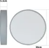 ZMH LED plafoniera soggiorno rotonda verde moderno tessuto Anteprima dell’immagine prodotto 7