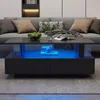 STILVORA Couchtisch LED-Beistelltisch mit Produktbild-Vorschau 2