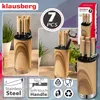 Klausberg set keukenmessen in messenblok 69289 Productafbeelding-voorbeeld 12