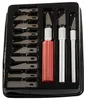 Modelářský nožový set + 13 čepelí - Stříbrná KP39112 Náhled obrázku produktu 11