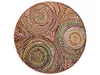BELIANI Teppich Bunt Jute ø 140 cm Kurzflor Bho Stil Kreise Produktbild-Vorschau 4