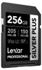 Lexar Professional SILVER PLUS 256 Go SDXC UHS-I classe 3 Voir les images du produit 5