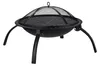 Relaxdays XL Feuerschale, mit Tasche, Grill Rost, Produktbild-Vorschau 9