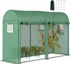 Outsunny Foliengewächshaus Treibhaus Frühbeet 4 Fenster&2 Produktbild-Vorschau 1