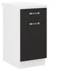 Küchen Unterschrank 40 cm für das Modell „Omega 240 Schwarz Produktbild-Vorschau 1