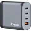 Verbatim GNC-140 GaN Charg. 140W 3xUSB-C PD, 1xUSB-A QC 3.0 Produktbild-Vorschau 1