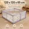 Laufstall Baby mit Matratze, Laufgitter Baby 120x120cm, Produktbild-Vorschau 13