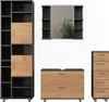 Badmöbel-Set Vicco Ilias Goldkraft Eiche/Anthrazit 4 Teile, Produktbild-Vorschau 1