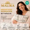 2 teilige Seersucker Bettwäsche, 135x200 + 80x80 cm, Produktbild-Vorschau 2