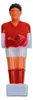Bandito - Kickerfigur Mini Teleskop 13 mm rot/weiß Produktbild-Vorschau 1