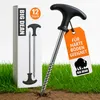 BigDean 12 Stück Heringe Erdnägel stabil auch für Harte Produktbild-Vorschau 1