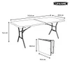 Lifetime Kunststoff Klapptisch Camping Weiß 183x70x74 cm Produktbild-Vorschau 7