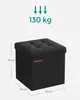 SONGMICS 30 cm lavice s úložným prostorem, skládací sedací Náhled obrázku produktu 3