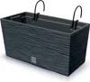 Prosperplast Furu Collection Blumentopf, Silber, Produktbild-Vorschau 1