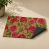 Relaxdays deurmat van kokosvezel, met rozenmotief, Productafbeelding-voorbeeld 8