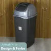 Mülleimer Schwingdeckel Mülleimer Küche 33 L Groß 60 cm Produktbild-Vorschau 5