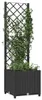 vidaXL Garten-Pflanzgefäß mit Spalier Schwarz 40 x 40 x 136 Produktbild-Vorschau 3