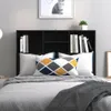 vidaXL Tête de lit avec étagères Noir 100x19x103,5 cm Voir les images du produit 3