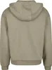 Hommes Urban Classics Fluffy Zip Hoody paleolive - XS Voir les images du produit 2