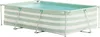 Swim Essentials Luxe Groen Gestreept Zwembad, 300x200x75cm Produktbild-Vorschau 1