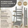 TTL HOME Blumenleiter Flower Ladder M 108x41x40cm hellgrau Produktbild-Vorschau 2