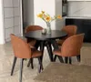 Runder Ausziehbarer Tisch für Esszimmer, LORA, Loft-Stil, Produktbild-Vorschau 4