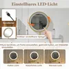 OKWISH Coiffeuse avec Miroir LED - Table de Maquillage Voir les images du produit 5