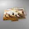 Bild auf Leinwand - Leinwandbild - Cowboys Pferde Galopp - Produktbild-Vorschau 2