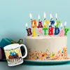 50. Geburtstag Tasse mit Kuchen und Geschenk und Anhänger: Produktbild-Vorschau 3
