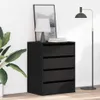 vidaXL Komoda Černá 60 x 41 x 76 cm Dřevěný materiál Náhled obrázku produktu 2