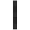 vidaXL Knihovna 5 polic černá 80,5x23,5x162,5 cm materiál Náhled obrázku produktu 4