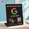2xNFC & QR Displayständer mit deutschem Text – Social Media Produktbild-Vorschau 3