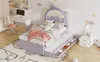 Letto per bambini 90 x 200 cm con testiera a forma di Anteprima dell’immagine prodotto 17
