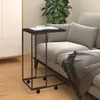 vidaXL Stolik boczny na kółkach czarny 40x30x63,5 cm Podgląd zdjęcia produktu 2