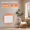CIARRA Radiateur Électrique Fixé Inertie Sèche Céramique Voir les images du produit 2