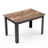 Mondeer Esstisch Esszimmertisch 120 x 80 x 75cm, Schwarz & Produktbild-Vorschau 8