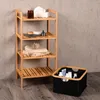 KESPER Etagère en bambou avec panier 93,5 x 44 x 34 cm Voir les images du produit 3