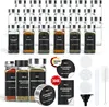 Zimilo 24er Set Gewürzgläser mit Etiketten, 120ml Glas, Produktbild-Vorschau 1