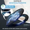 A toilet seat with a turtle design and marketing text highlighting its features. Produktbild-Vorschau