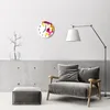 Glasuhr Wanduhr Küchenuhr Echt-Glas 30fi cm Bunte Herzen Produktbild-Vorschau 4