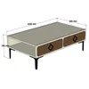 Skye Decor, Samba - Cream, Couchtisch, Nussbaum, 100 % Produktbild-Vorschau 4