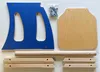 A collection of parts for a sled, laid out on a white surface. Anteprima dell’immagine prodotto