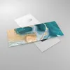 Bilder auf glas - Einteilig - Golden Türkis Hintergrund - Produktbild-Vorschau 2