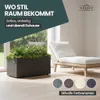 XL Pflanzkasten „Millennium“ 78x39x39 cm – 73L Volumen – Produktbild-Vorschau 3