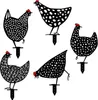 Evila Originals, Chickens, Gartenfiguren, Schwarz, Metall, Produktbild-Vorschau 2