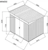 Aga Gartenhaus MR4050 – 4,6 m² - 238x202x194 - Produktbild-Vorschau 2