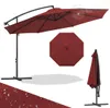 Ombrellone Izrielar 3,5 m rosso Ombrellone da giardino con Anteprima dell’immagine prodotto 1